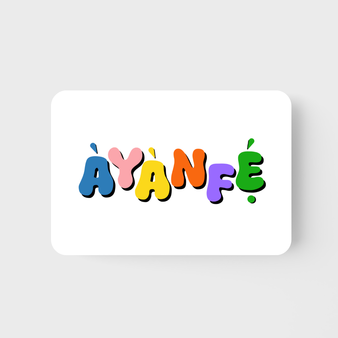 Àyànfẹ́ gift card
